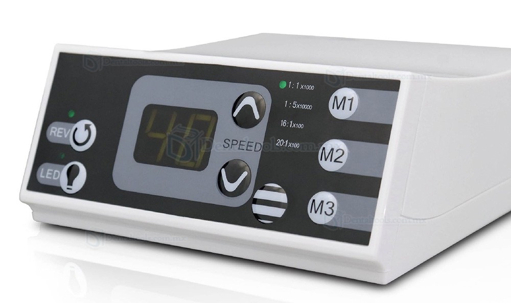 W90 Micromotor el&eacute;ctrico dental port&aacute;til tipo E con luz LED